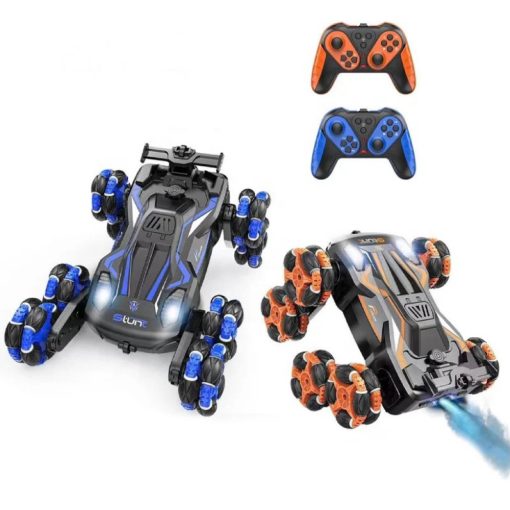 Nyolckerekű Terepjárgány Füstölő, Távirányítós Kaszkadőrautó