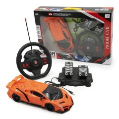 Távirányítós Modell Sportautó, Kormánnyal És Pedállal, Világító Első Fényszórókkal    Távirányítós Modell Sportautó, Kormánnyal És Pedállal, Világító Első Fényszórókkal
