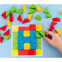 Koncentrációs Tréning Kreatív Bölcsesség Háromszög Rejtvény Építőkövek Logikai Gondolkodás Játékok