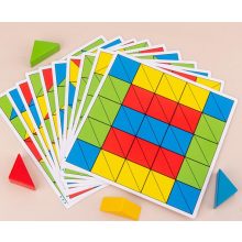 Koncentrációs Tréning Kreatív Bölcsesség Háromszög Rejtvény Építőkövek Logikai Gondolkodás Játékok