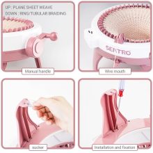 Varrógép kötőszövőszék 8 tűs kör + 4 golyó fonal