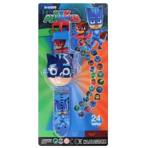 3d Gyerek Projektoros Karóra 20 Motívummal Pókember