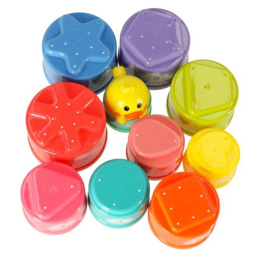 Oktató toronycsészék fürdőjáték