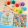 2 Az 1 Ben- Montessori  Szivárvány Színű Gyöngyök Oktató Játék Clip Beads Készségfejlesztő Fajáték