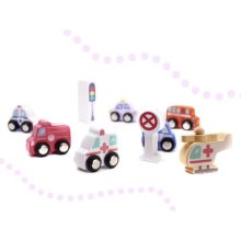 Fa Kockák - Város Építőkockák 135db