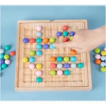 3 Az 1 Montessori Játékok Szivárvány Színű Gyöngyök Oktató Játék Clip Beads