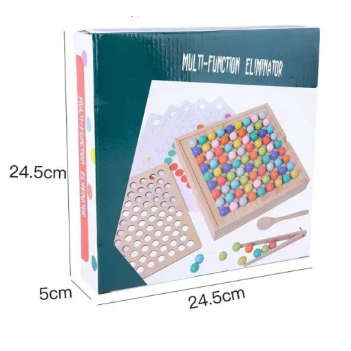 3 Az 1 Montessori Játékok Szivárvány Színű Gyöngyök Oktató Játék Clip Beads