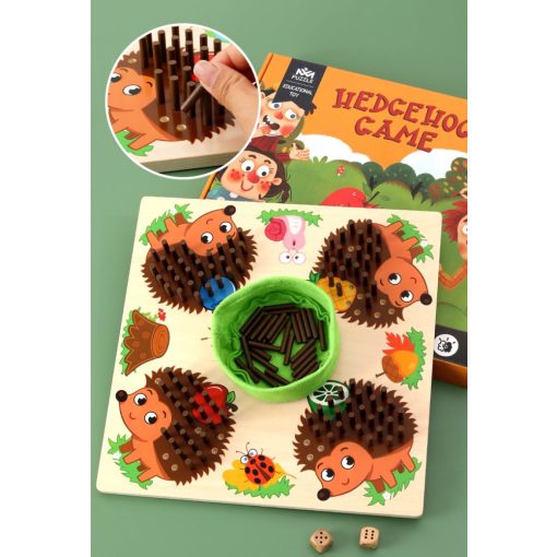 Süni Finommotoros Szenzoros Tréning Fejlesztő Montessori Játék Szabályjáték Mecki Süni És Társai