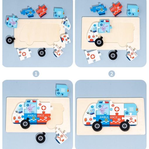 Fa Puzzle Kirakó 1db