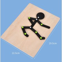 Kéz-szem Koordináció Finommotorikus Tréning Puzzle Játék-24kartya