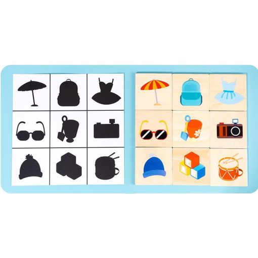 Montessori Keresse Meg Az Árnyékot – Párosítsa A Képeket 10 Kartya Yzpd