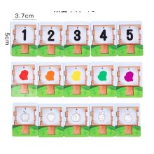 Gyümölcs- És Zöldségkert, Színforma Besorolás,színbesorolás Kupa Játékok Montessori Zöldségek Gyümölcsök Számlálás Forma Egyező Tanyasi Óvodai Játék