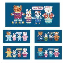 Fejlesztő Játék Mágneses Öltöztető Játék 