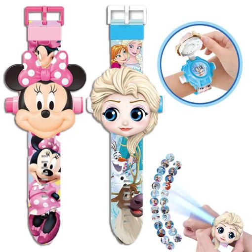 3d Gyerek Projektoros Karóra 24 Motívummal 