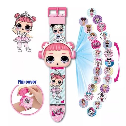 3d Gyerek Projektoros Karóra 24 Motívummal 