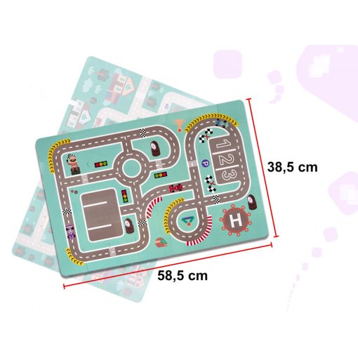 Fa Kockák -város Építőkockák 160db