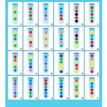 Oktatási Puzzle Színes Montessori Golyókból Csengővel