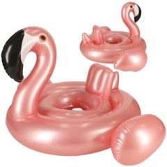 Úszógyűrű, pontongyűrű gyerekeknek üléssel, strandgyűrű, flamingó, max 20 kg, 1-3 év, 60 cm   Úszógyűrű, pontongyűrű gyerekeknek üléssel, strandgyűrű, flamingó, max 20 kg, 1-3 év, 60 cm