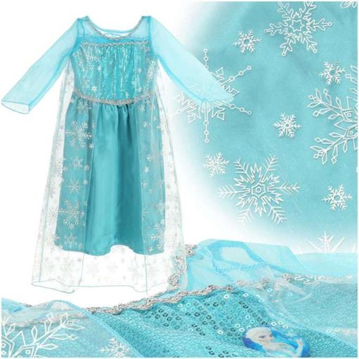 Elsa Frozen Farsangi Jelmez 120 Cm