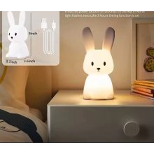 Éjszakai lámpa gyermekeknek Nyuszi