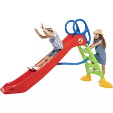 Nagy piros csúszda vízcsatlakozóval, 2 m