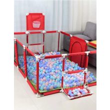 Baba Biztonsági Játszókerítés / Járóka Gyerekeknek Brutt 182X122 Piros