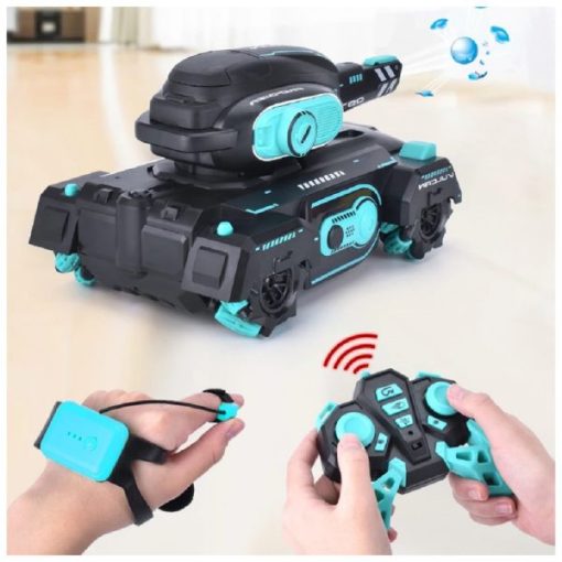 Távirányítós Játék Tank Vízibombás Összecsapásokhoz Hang- És Fényeffektekkel 