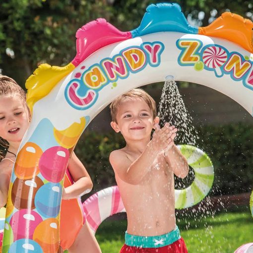 Cukorkás-nyalókás pancsoló medence