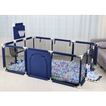 Baba Biztonsági Játszókerítés / Járóka Gyerekeknek Brutt 180X120 kék