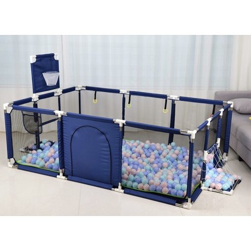 Baba Biztonsági Játszókerítés / Járóka Gyerekeknek Brutt 180X120 kék