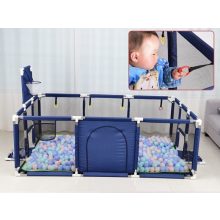 Baba Biztonsági Játszókerítés / Járóka Gyerekeknek Brutt 180X120 kék