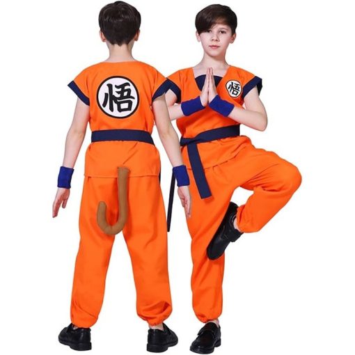 Gyermek anime jelmez szett, Super Saiyan M 110-120CM