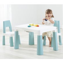 Gyermek asztal+ 2 szék Kék-fehér