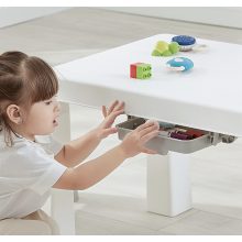 Gyermek asztal+ 2 szék Kék-fehér