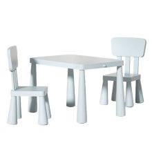 Gyermek asztal+ 2 szék Kék