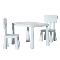 Gyermek asztal+ 2 szék Kék