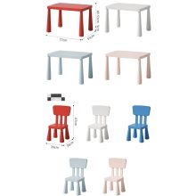 Gyermek asztal+ 2 szék fehér