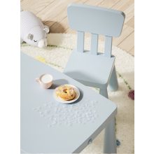 Gyermek asztal+ 2 szék Kék