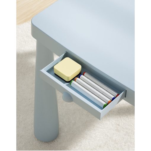 Gyermek asztal+ 2 szék rózsaszín