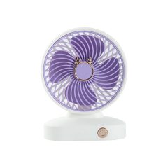 Asztali ventilátor 17 cm lila