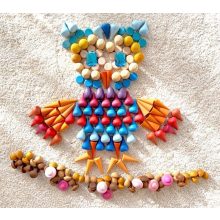 Montessori Szivárvány Mandala Mix 268db Szett