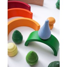 Montessori Szivárvány Mandala Mix 268db Szett