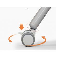 Összecsukható pelenkázóállvány Pelenkázópult rózsaszín állítható magasságú és 360 fokos irány