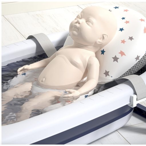 összecsukható kád hálós babatartóval