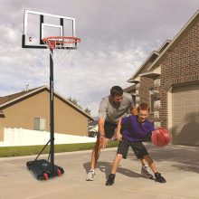 Fém Kosárlabda palánk kosárlabda karika 6-14 éves gyerekeknek 236CM