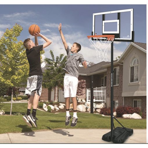 Fém Kosárlabda palánk kosárlabda karika 6-14 éves gyerekeknek 236CM