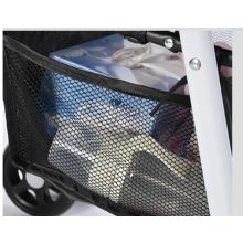  Kompakt sportbabakocsi állítható háttámlával szürke-fekete