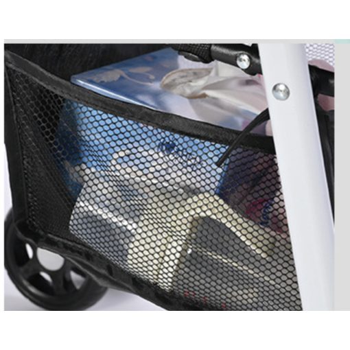  Kompakt sportbabakocsi állítható háttámlával szürke-fekete