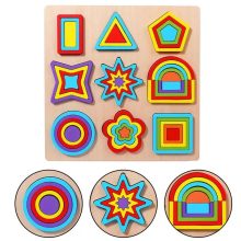 Fa Geometriai Kirakós Játék