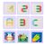  Montessori Kreatív Geotábla Puzzle Fejlesztő Játék 